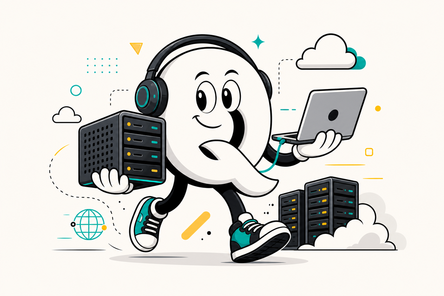 QuantVPS server hosting illustration