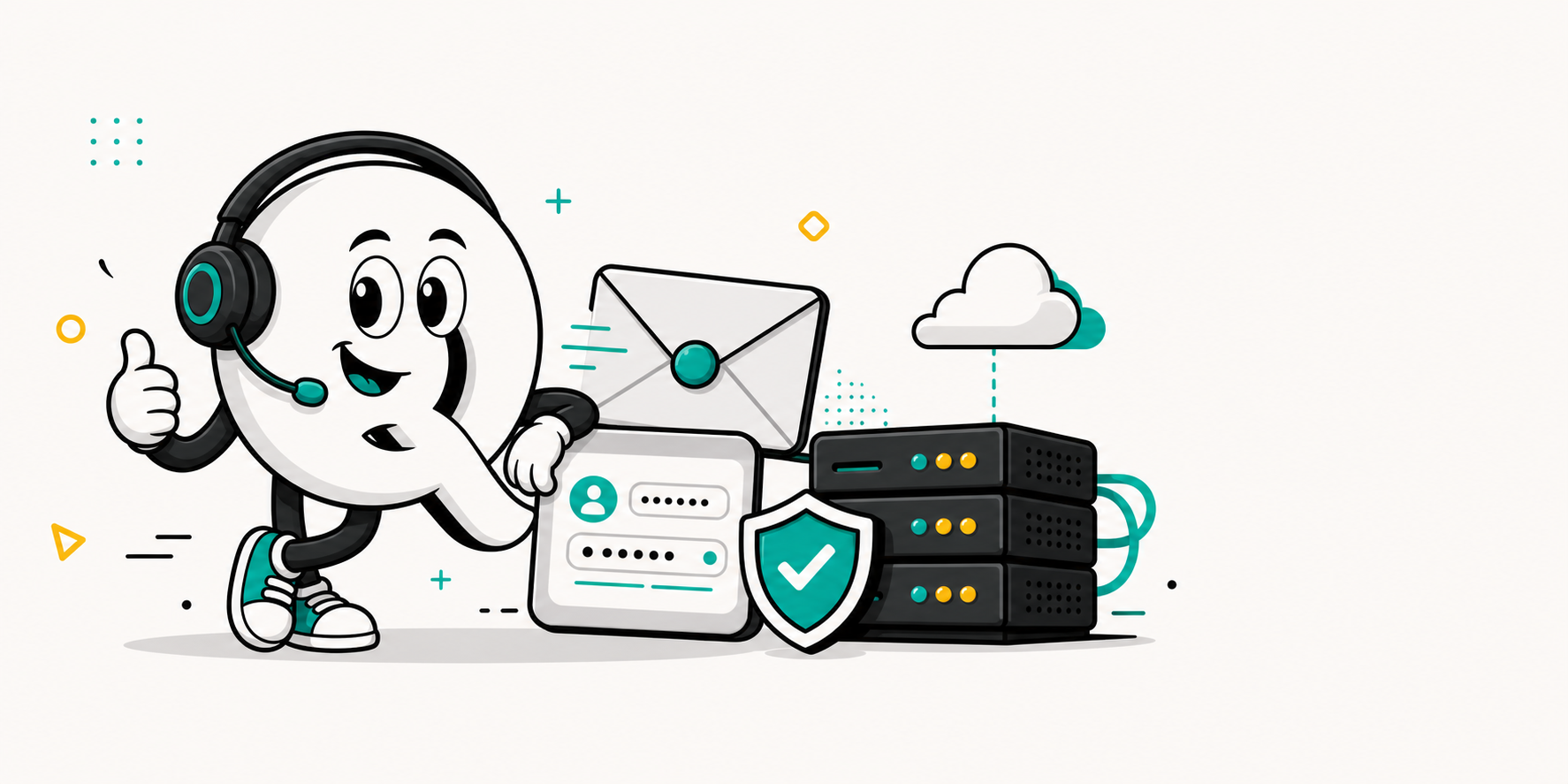 QuantVPS support and delivery illustration